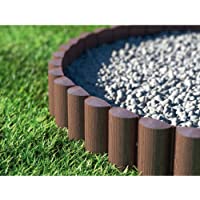 Cellfast Eco - Borde para césped (Palisandro- 8 Unidades- 2-4 x 0-3 m)- Color marrón (7-2m)